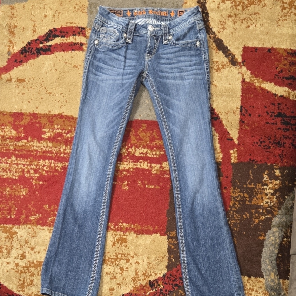 Rock Revival Women's Light Blue Boot Cut Jeans